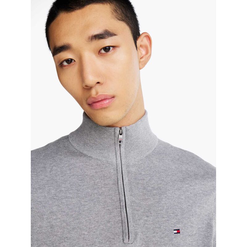 Tommy Hilfiger Essential Cotton Zip Mock image number 2